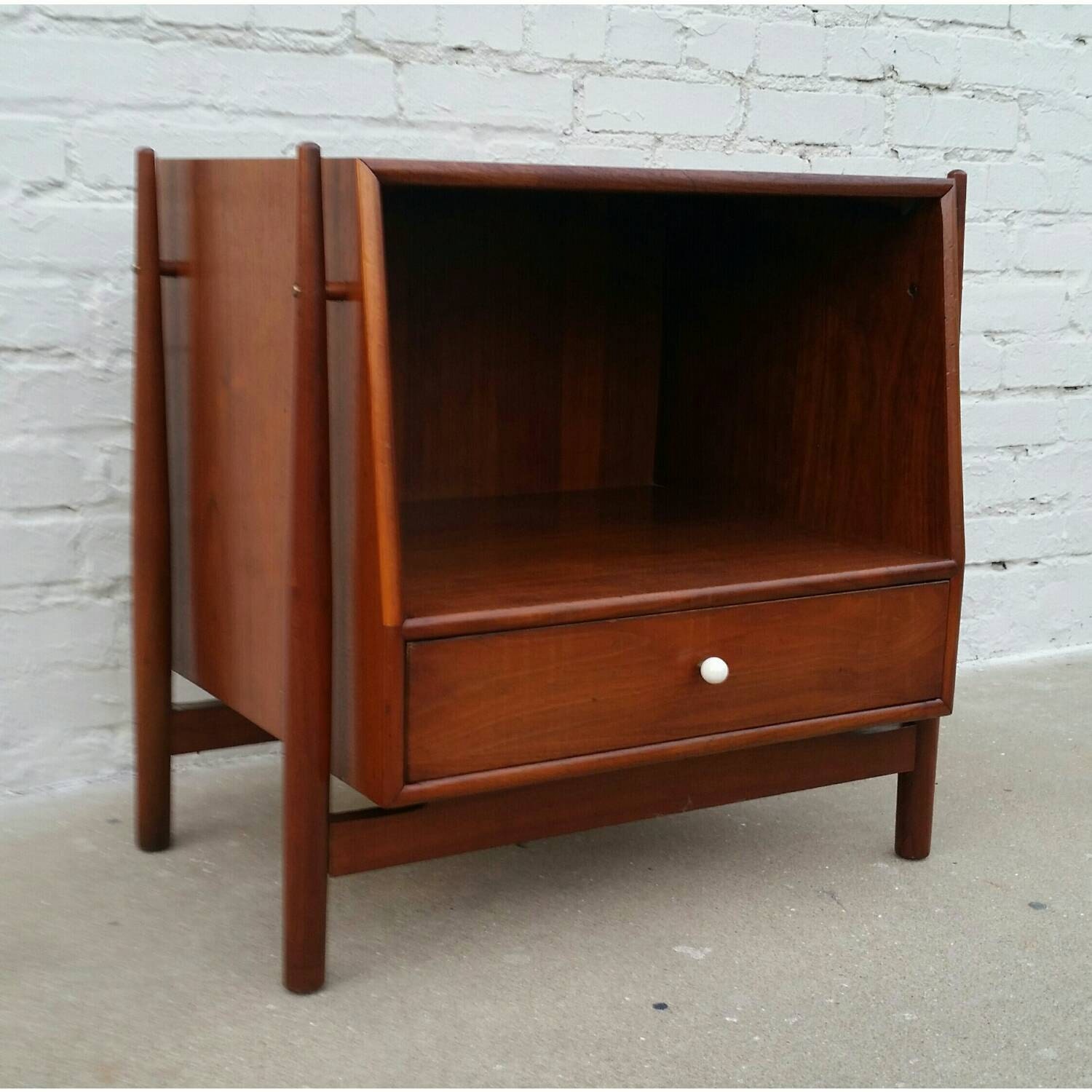 Drexel Declaration Nightstand by Kipp Stewart & Stewart McDougall 1960 ...