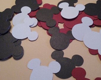 Mickey Mouse Confetti- Mickey Mouse Birthday Head Icon Confetti - Mickey Mouse Birthday- Mickey Mouse Baby Shower