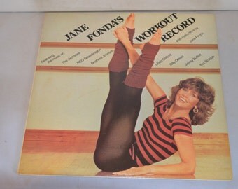 Vintage Gatefold Double Record Jane Fonda Workout Album CX2-38054