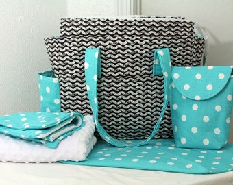 Chloe Diaper Bag Set II Premier Print Fabric by ShaLariCouture