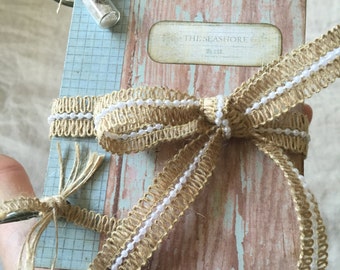 Journal-Mini Journal-Smash Book-Junk Journal-Album-Memory Book-Travel-Beach-Seashore-Seashells-4" X 6"