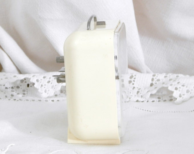 Working Vintage Mid Century Italian SHD Mechanical Alarm Clock Off White / European / Wind-up / Retro Interior / Hipster Home Office Bedroom Working Vintage Mid Century Italian SHD Mechanical Alarm Clock Off White / European / Wind-up / Retro Interior / Hipster Home Office Bedroom