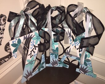 Zeta Tau Alpha Sorority Greek Wall Letters Decorative 9-1/2"