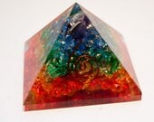 Black Friday Sale Early! 7 CHAKRA PYRAMID Strong Protection and Healing Over 2 Inches