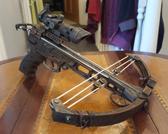 STEAMPUNK wasteland / Vampire hunter, Hand Crossbow, Nerf style dart toy gun ! For cosplay