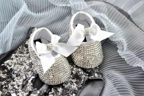 silver sparkle pram