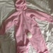 Infants Pink Easter Bunny Costume Size 12 Months ~ Girls Hooded Footiess - Easter / Halloween Costume, Dress Up, Role Play, Reenactment