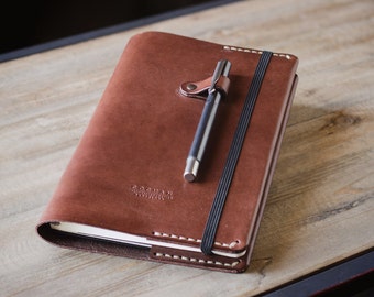 Leather Moleskine cover, Personalized Groomsmen Gift, Gift For Boyfriend, Gift For Husband, Gift Father Day, Gift Dad, Gift For Men, Gift