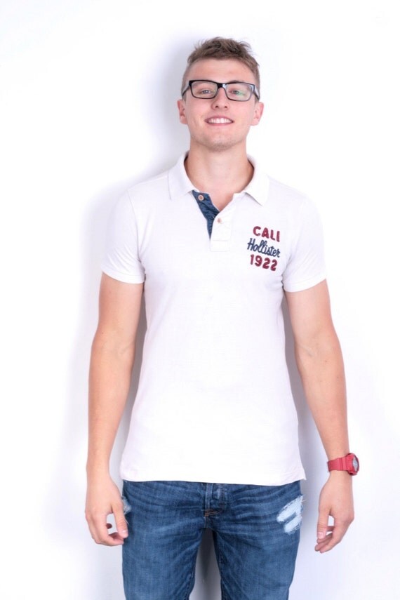 Hollister Mens M Polo Shirt Cotton Summer by