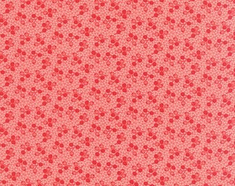 Little Ruby Little Tulip in Coral Tonal Fabric by Bonnie and Camille for Moda Fabrics