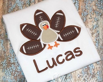 Thanksgiving Shirt - Football turkey Shirt
