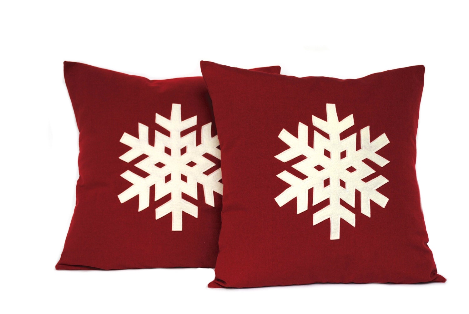 two snowflake christmas pillow covers holiday pillow decorative pillow cushion christmas decoration - Christmas Decorative Pillows two snowflake christmas pillow covers holiday pillow decorative pillow cushion christmas decoration - Christmas Decorative Pillows