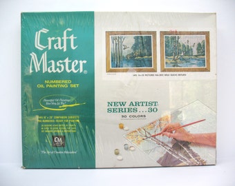 Paint By Number Paintings 2 Two Landscape Unopened Box Numbered Oil Painting Set 16 x 20