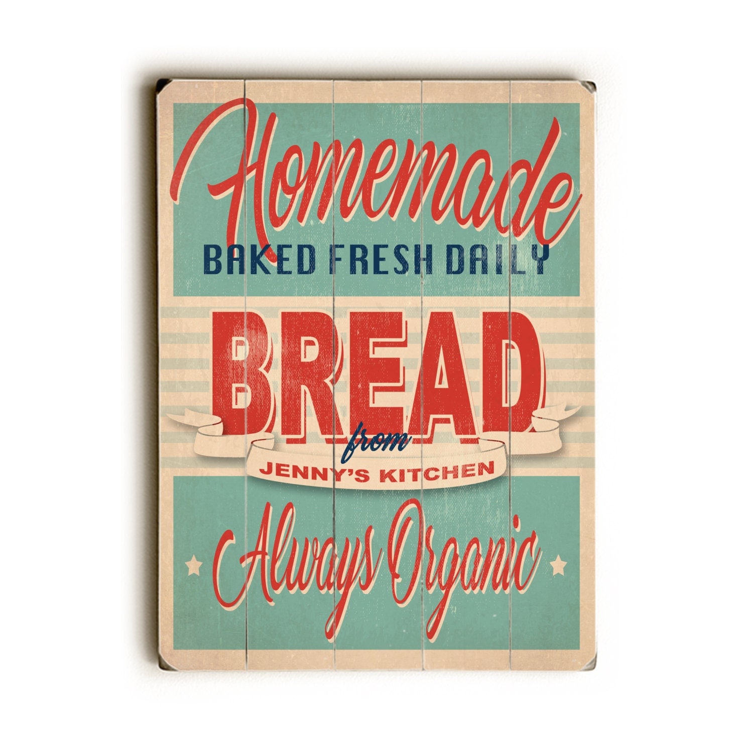CUSTOM Wooden Kitchen Sign Bread Sign Kitchen Decor Vintage