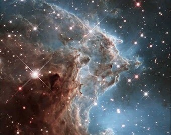 Monkey head Nebula, Hubble Telescope, Space -Photo Print