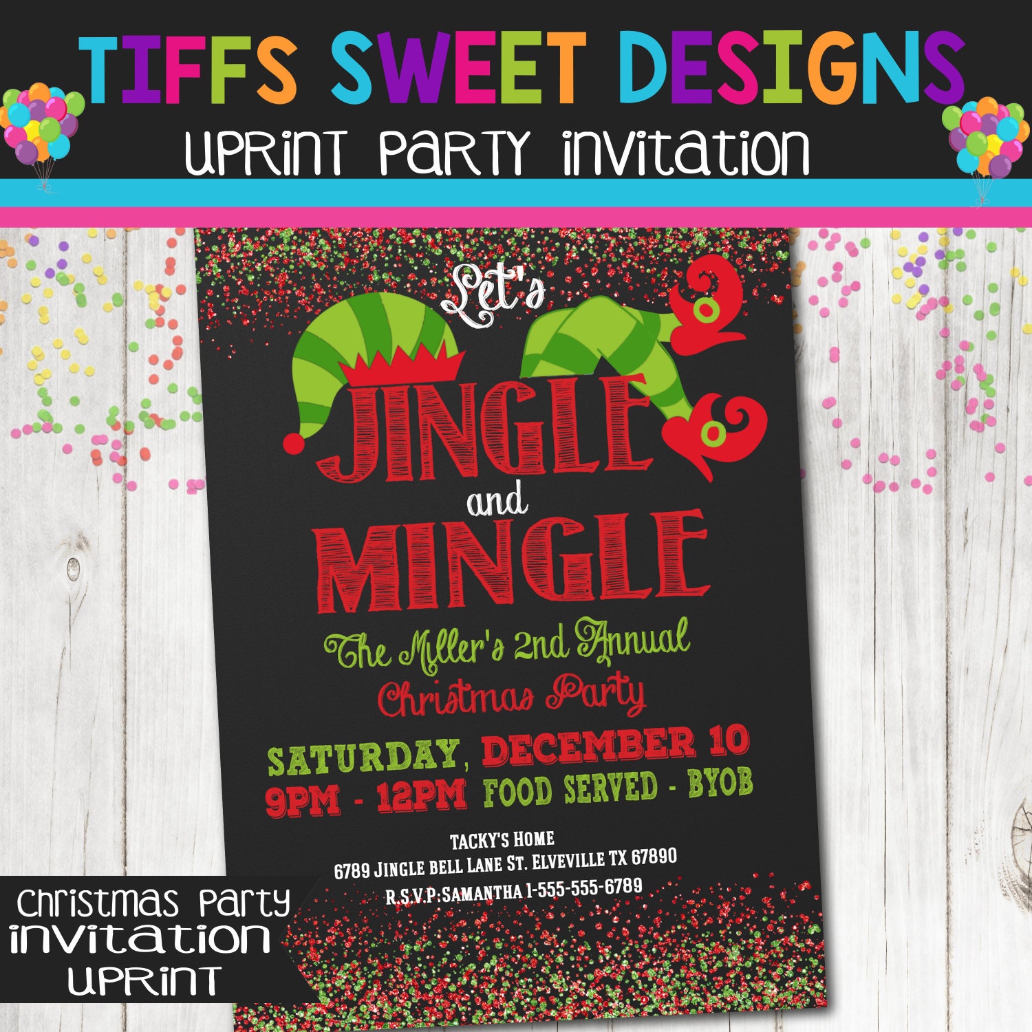 Adult Christmas Party Invitations 9