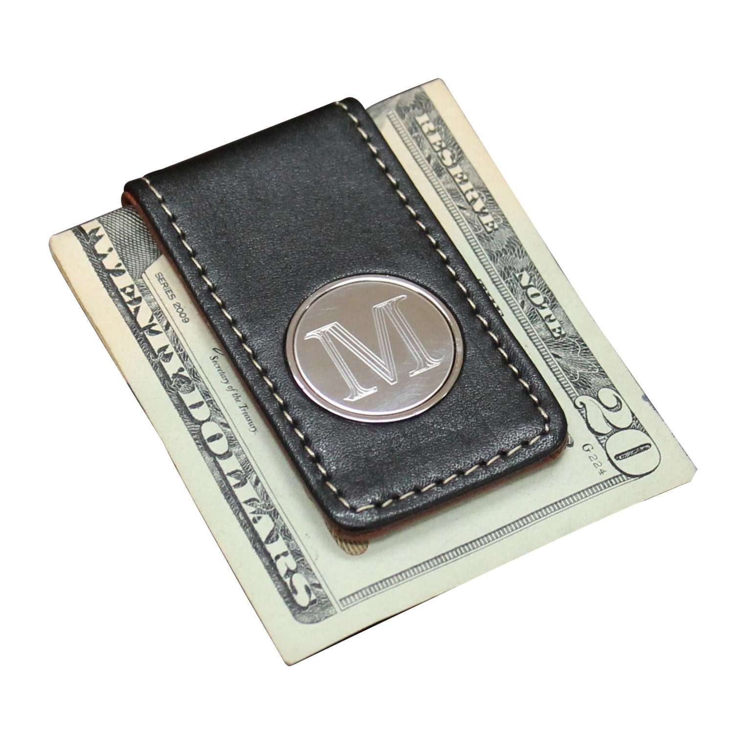 Personalized Leather Money Clip Groomsmen Gift