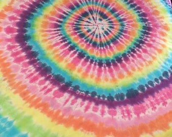 Tie Dye tapestry, single swirl, custom colors
