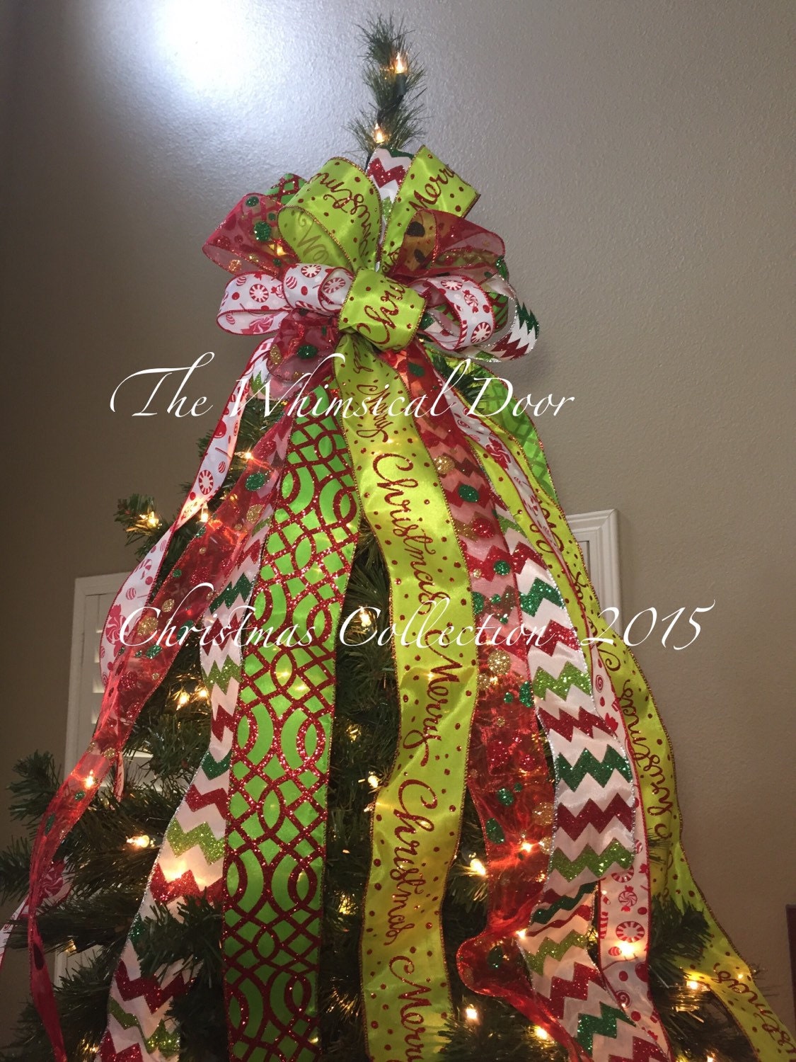 christmas tree bow tree topper bow whimsical bow tree topper christmas tree bow tree topper bow whimsical bow tree topper