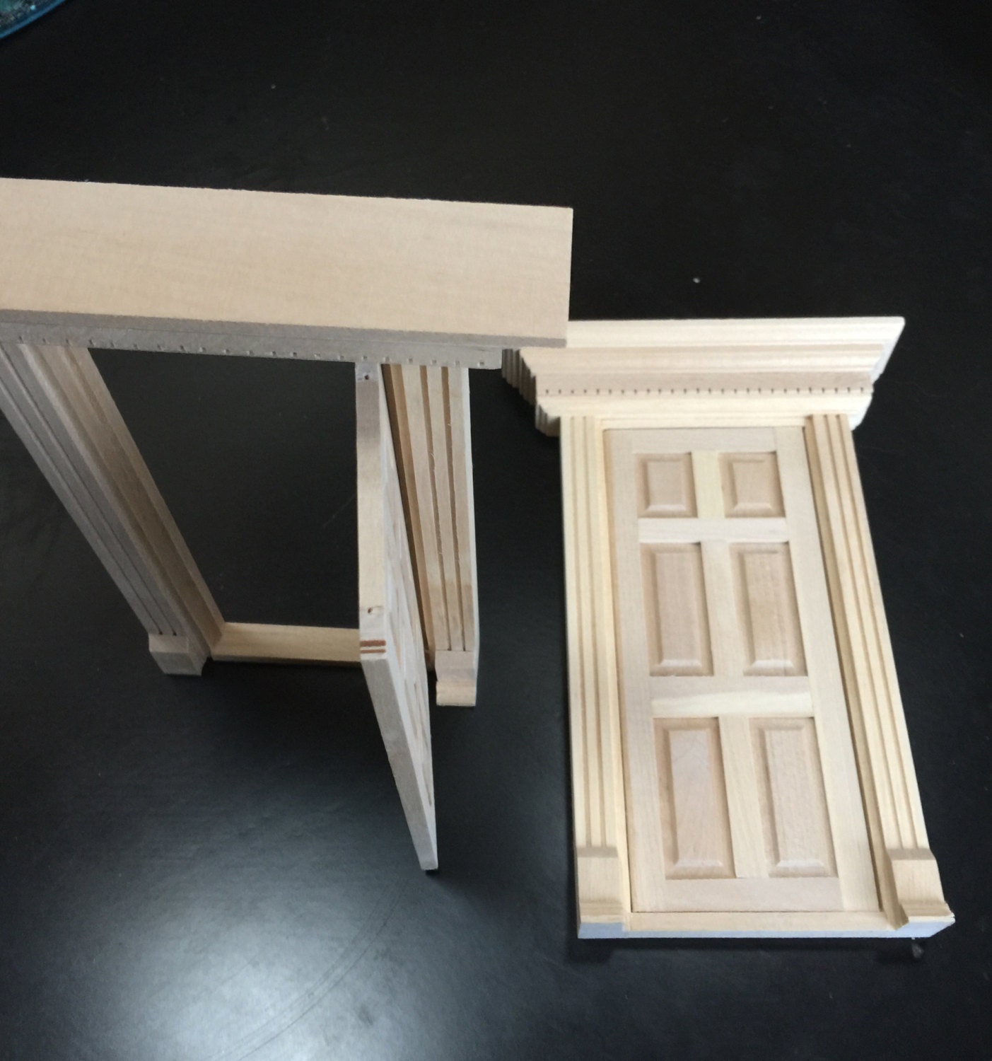 Unfinished Fairy Door with Key and Fairy Dust Fairy Doors