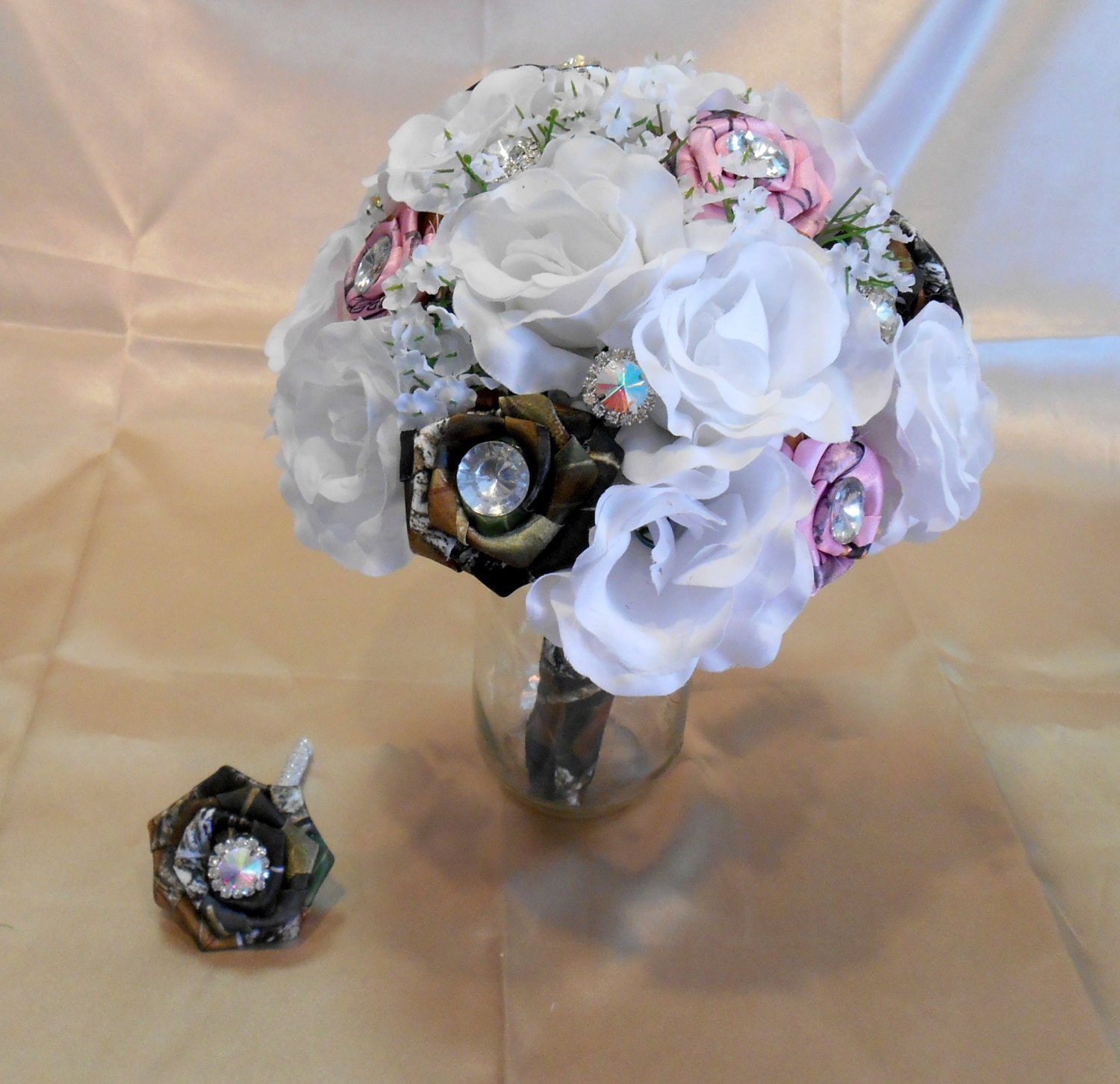 Camo Wedding Bouquet Bridal Bouquet Mossy Oak Camo True