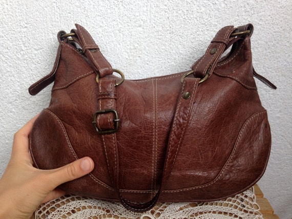 soft brown leather hobo bag