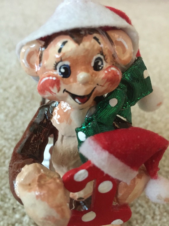 christmas monkey toy