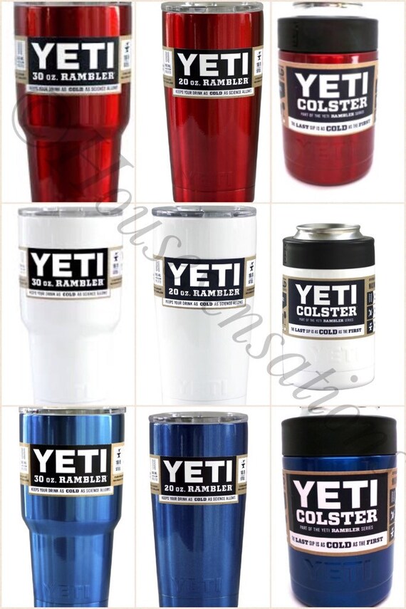 Powder coated YETI Rambler tumblers 40 custom by housesensations