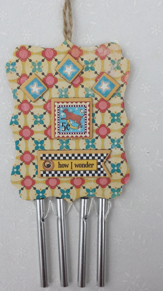 How I Wonder Windchimes Le By Thesavannahtasselco How I Wonder Windchimes Le Little Star Nursery Rhyme Door Hanger
