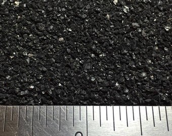 Crushed Black Tourmaline Crystal - Small Sand - 100% Natural Without Fillers
