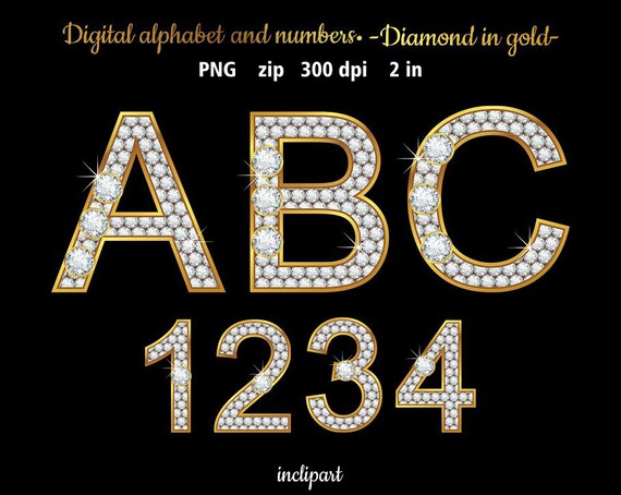 diamond numbers clipart - photo #3