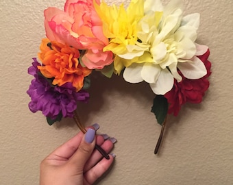 Frida Kahlo inspired Floral Headbands
