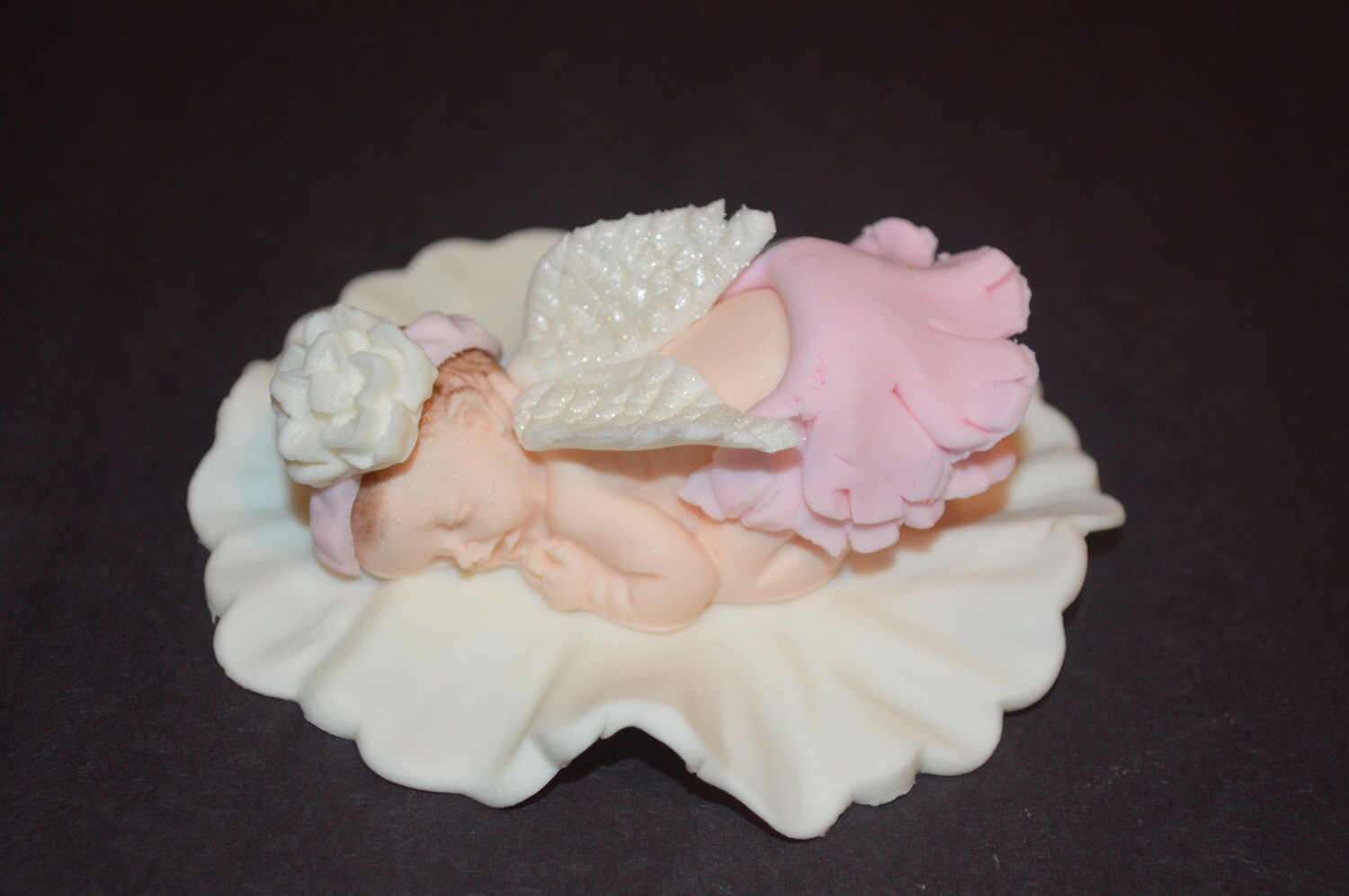 Fondant Baby Angel Cake Topper Fondant Baby Cake Topper