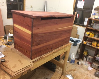 Toy box, children's toy box, cedar chest, toy chest, wooden chest, blanket box, hope chest, storage chest,