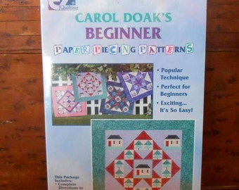 Paper Piecing Quilt Pattern With Piecing Paper by Carol Doaks