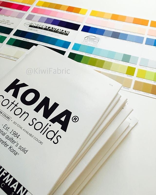 Kona Cotton Color Card Robert Kaufman K001C-714