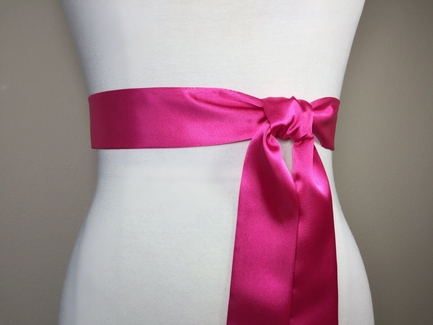 pink dress sash