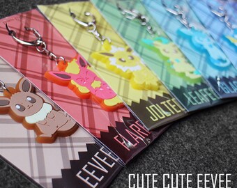 Pokemon Eevee Family key chain