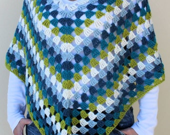 Poncho Multicolor Maiolica main image 0