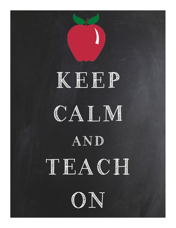 TEACHER BUNDLEKeep Calm and Teach on AND Great Teachers