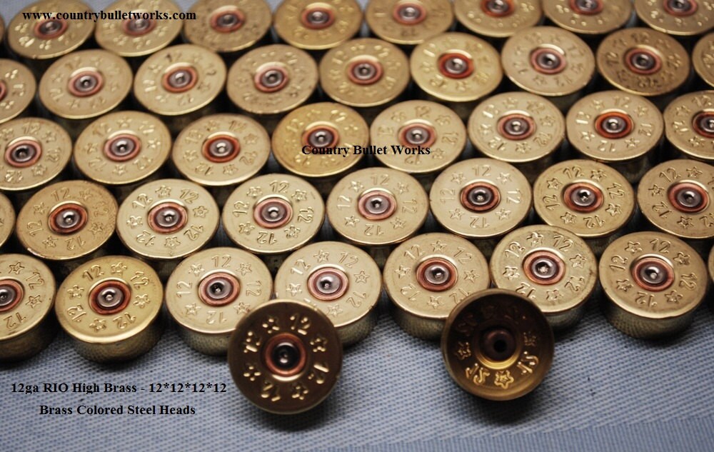 Rio High Brass 12ga. Shotgun Shell Heads / End Caps Lots of
