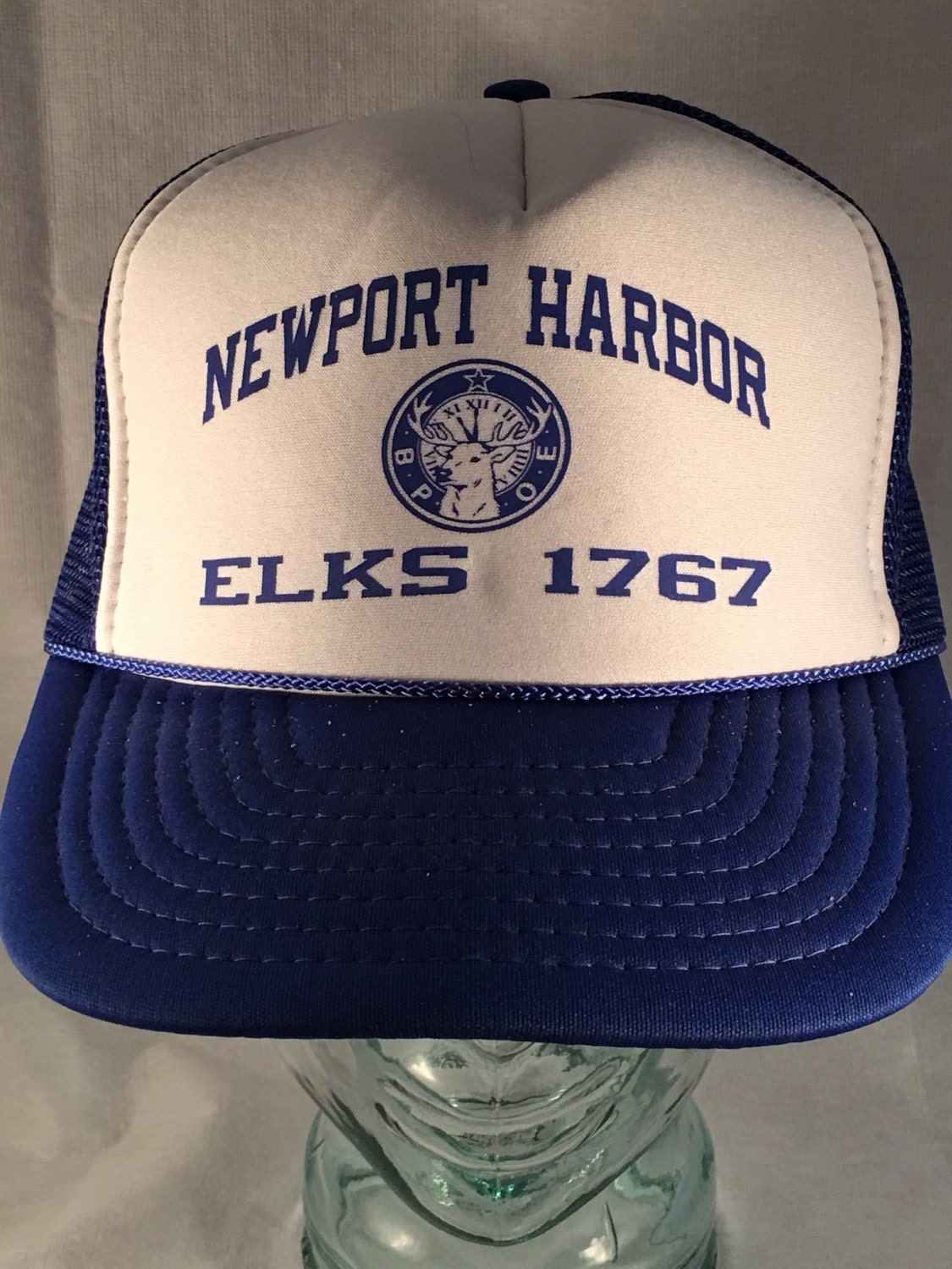 Elks Lodge Hat Newport Harbor California/ Elks Lodge Baseball