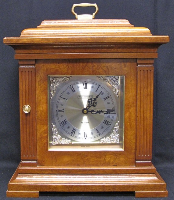 Vintage Tochigi Tokei Westminster Quartz Mantle Shelf Clock