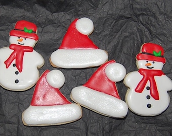 Christmas sugar cookies large 3 with royal icing