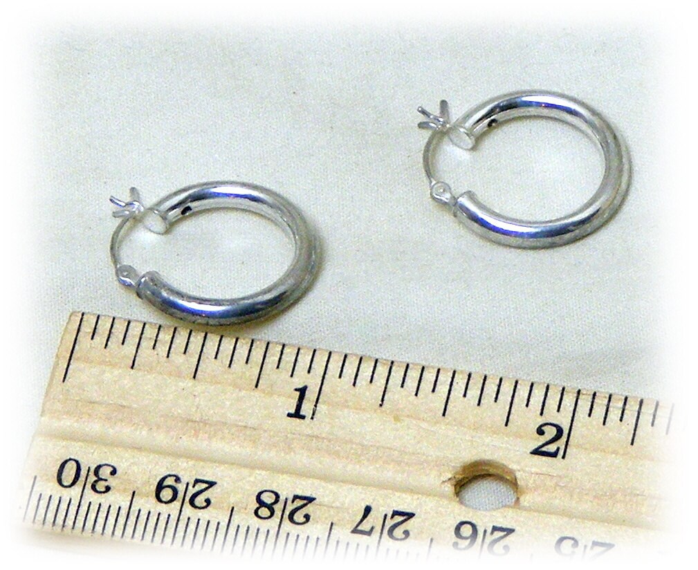 Small STAINLESS STEEL HOOPS