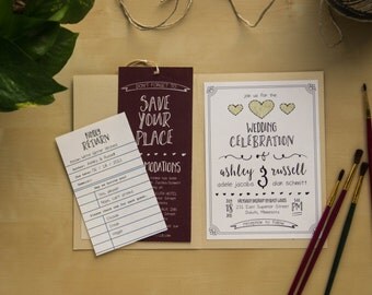 Literary Wedding Invitations Printable Library Card RSVP Love Story Book Lover Literary Wedding Invitations Printable Library Card RSVP Love Story Book Lover