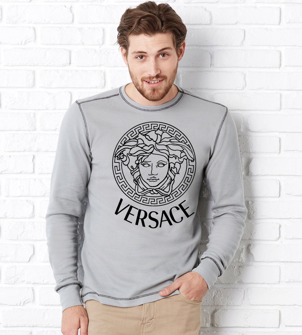 long sleeve versace t shirt