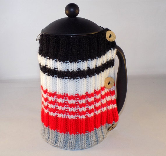 Cafetiere Cosy Cozy Hand Knitted French Press Cover