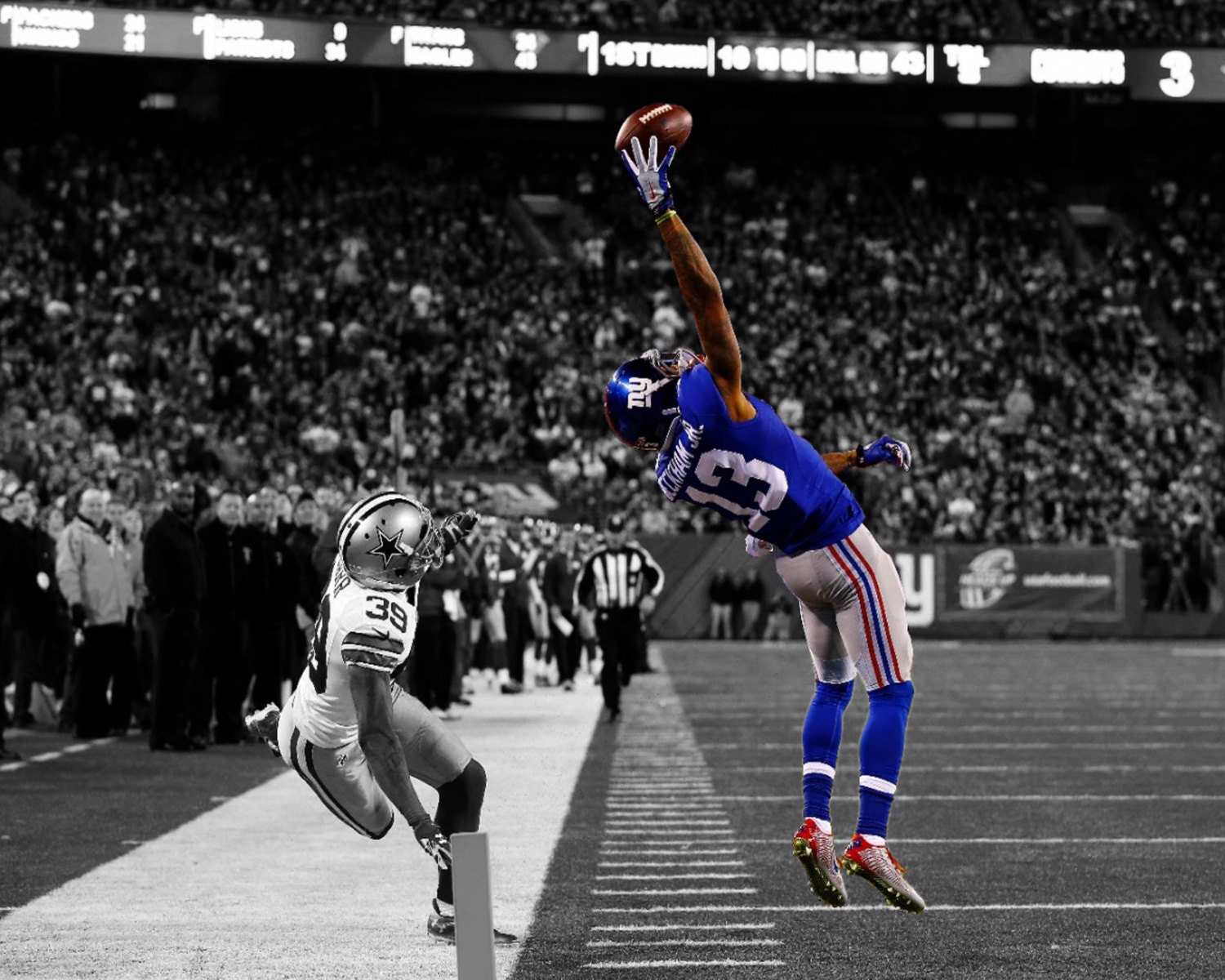 17x11 Odell Beckham Jr One Handed Catch