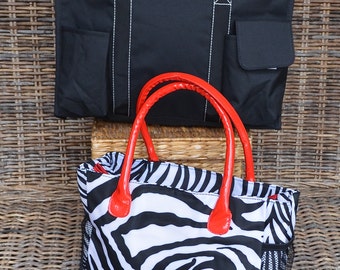 zebra lunch bag